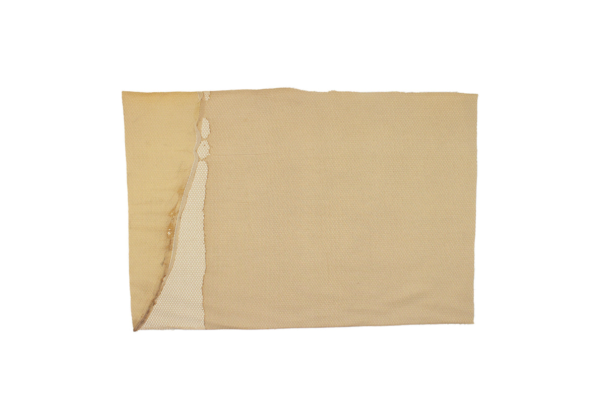 Trozo de tejido rafia tonos beige