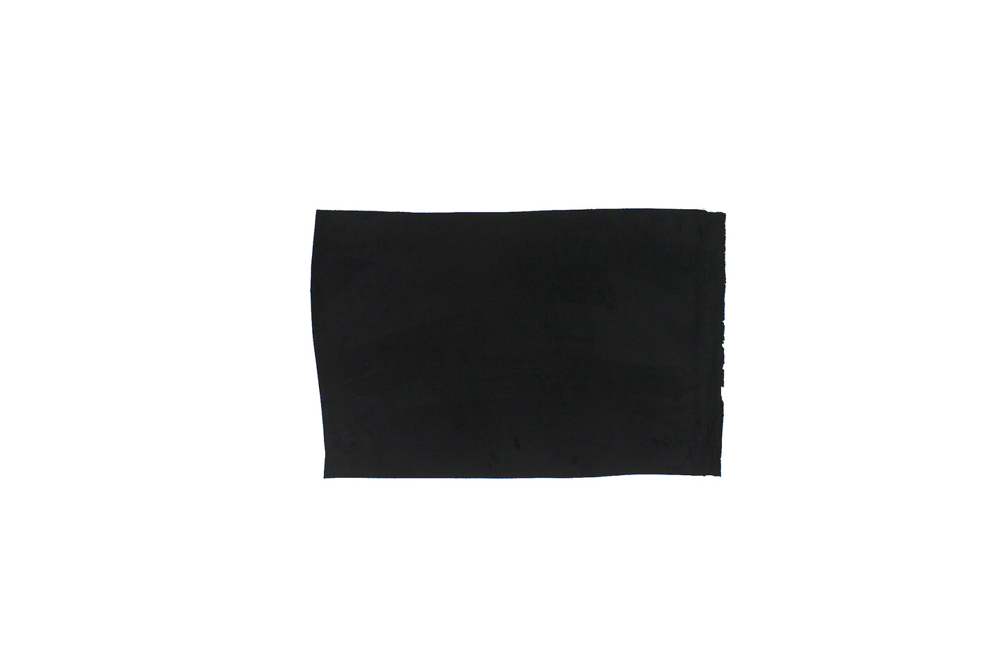 Trozo de sintetico afelpado negro