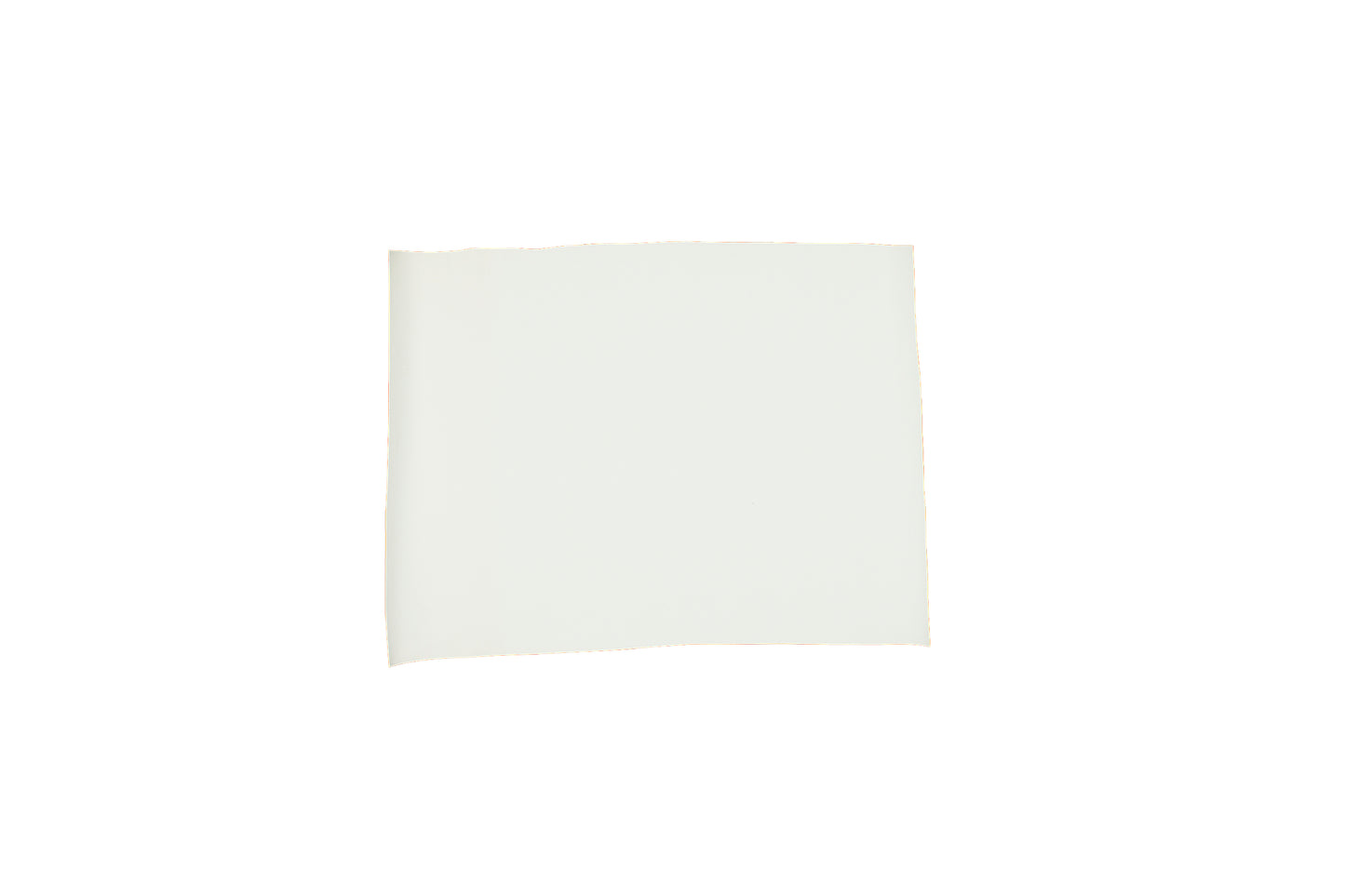 Trozo de sintetico vacuno blanco