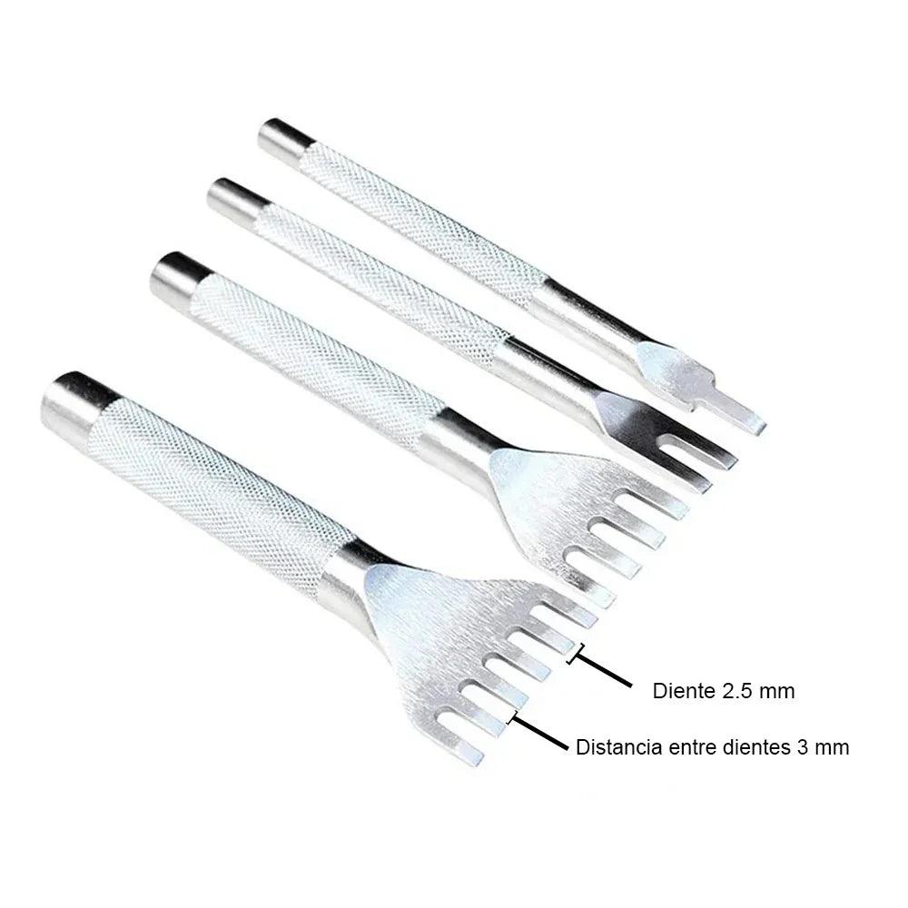 Tenedor plano para tireta - La Tendeta del Cuero