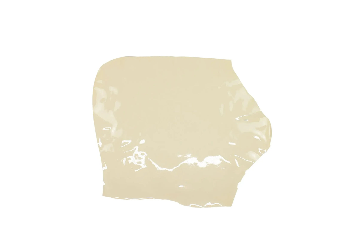Trozo de piel charol crema - La Tendeta del Cuero