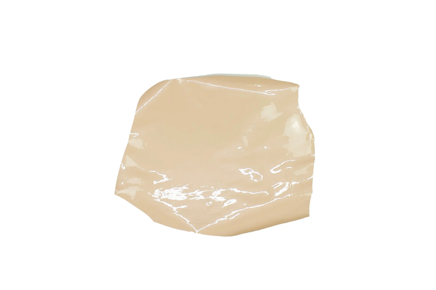 Trozo de piel charol rosa carne nacarado La Tendeta del Cuero