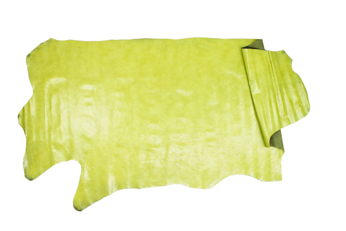 Piel de vacuno pistacho envejecido - La Tendeta del Cuero