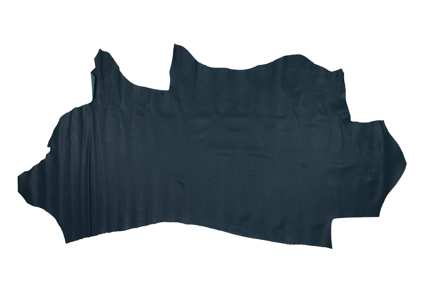 Piel de vacuno bombeado azul navy - La Tendeta del Cuero