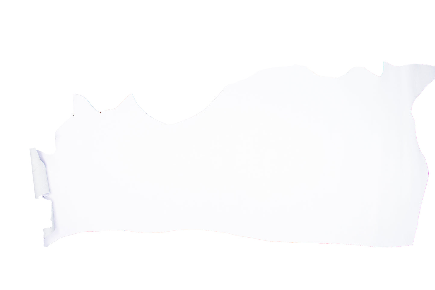 Piel de vacuno bombeado blanco