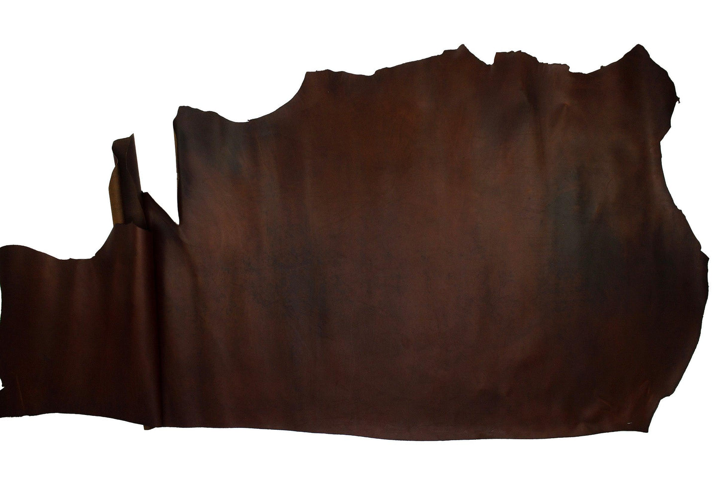 Crazy horse burgundy oiled cowhide