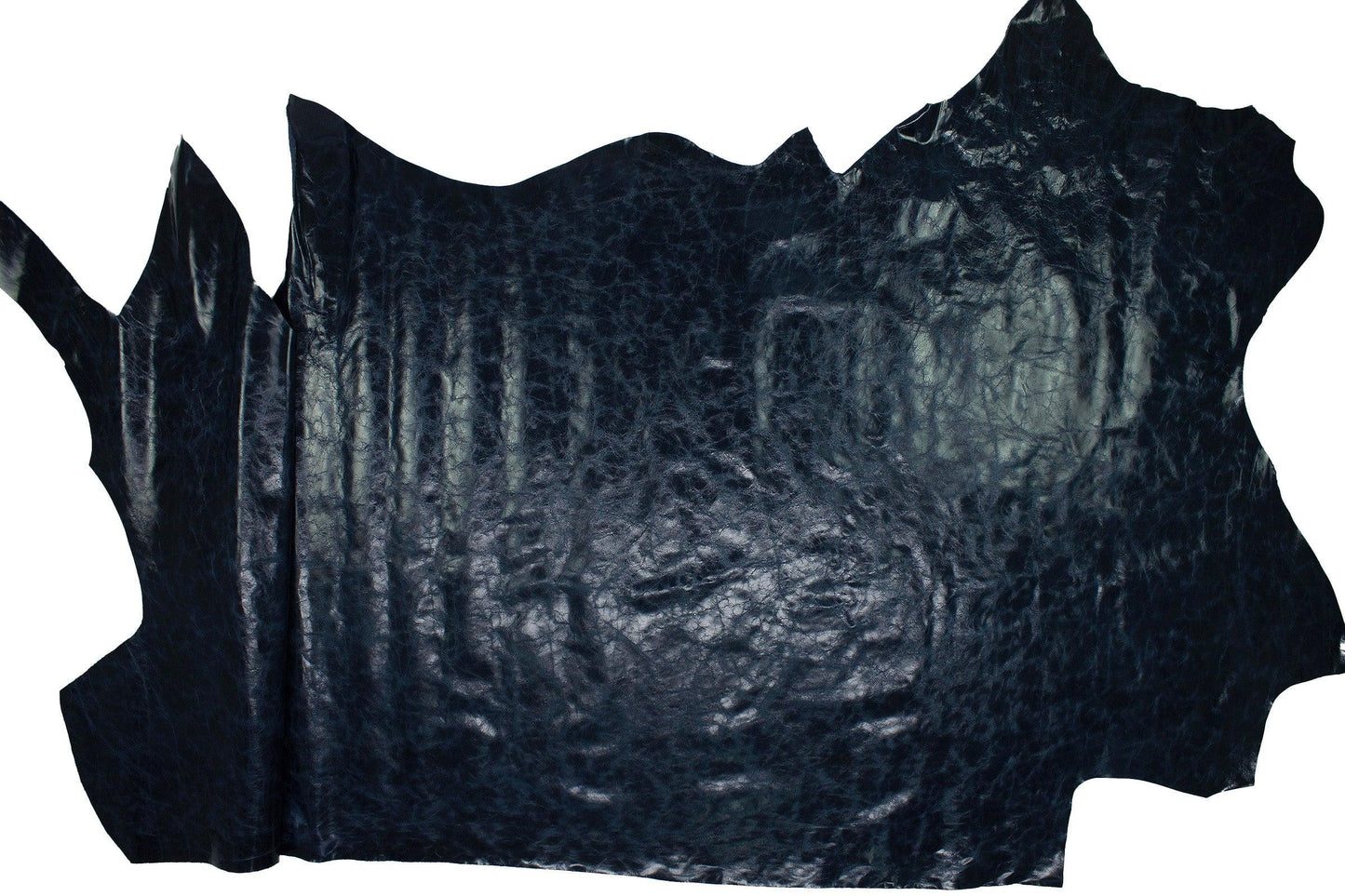 Piel de vacuno rustico azul oceano - La Tendeta del Cuero