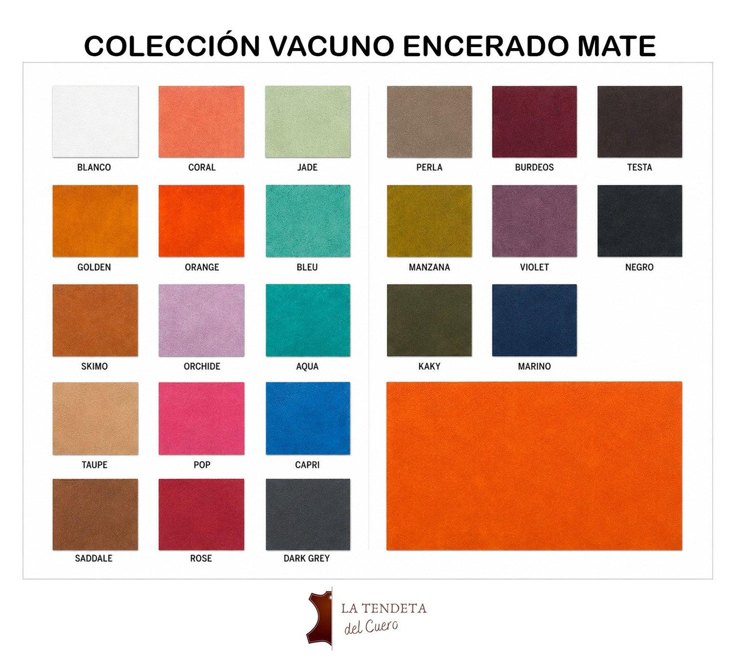Coleccion Vacuno Encerado Mate CONTINUIDAD