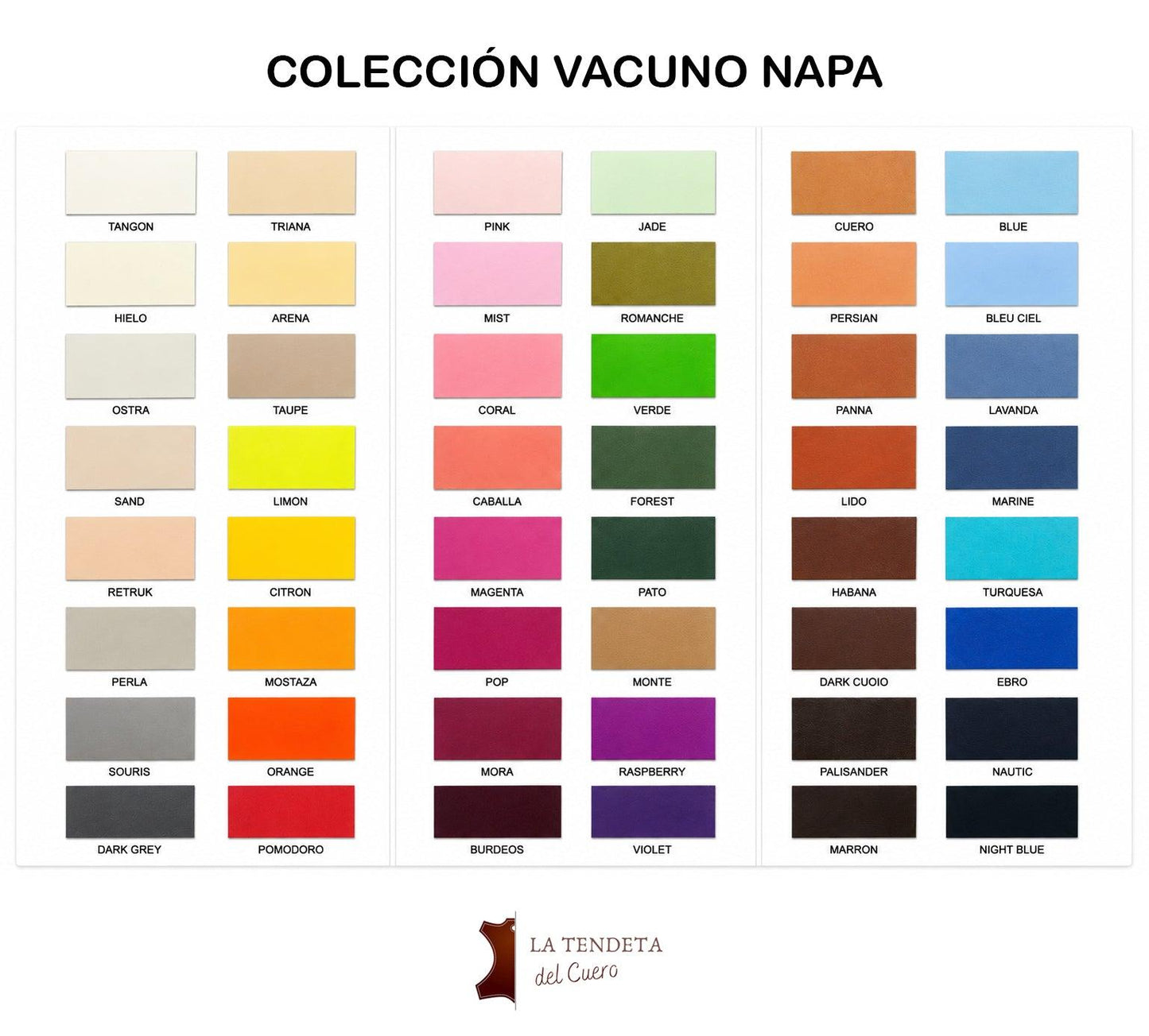Coleccion Vacuno Liso Napa CONTINUIDAD