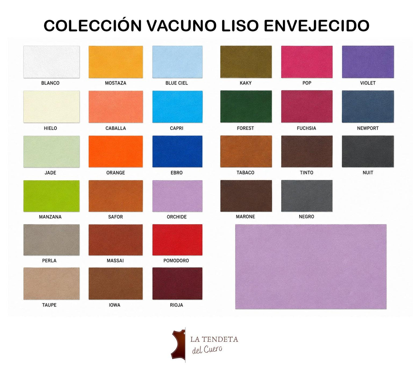 Coleccion Vacuno Liso Envejecido CONTINUIDAD