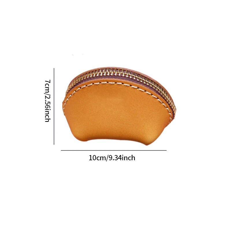 Plantilla monedero redondo con cremallera