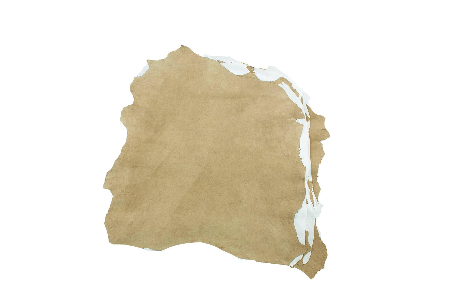 Piel de ante marron cafe con leche - La Tendeta del Cuero