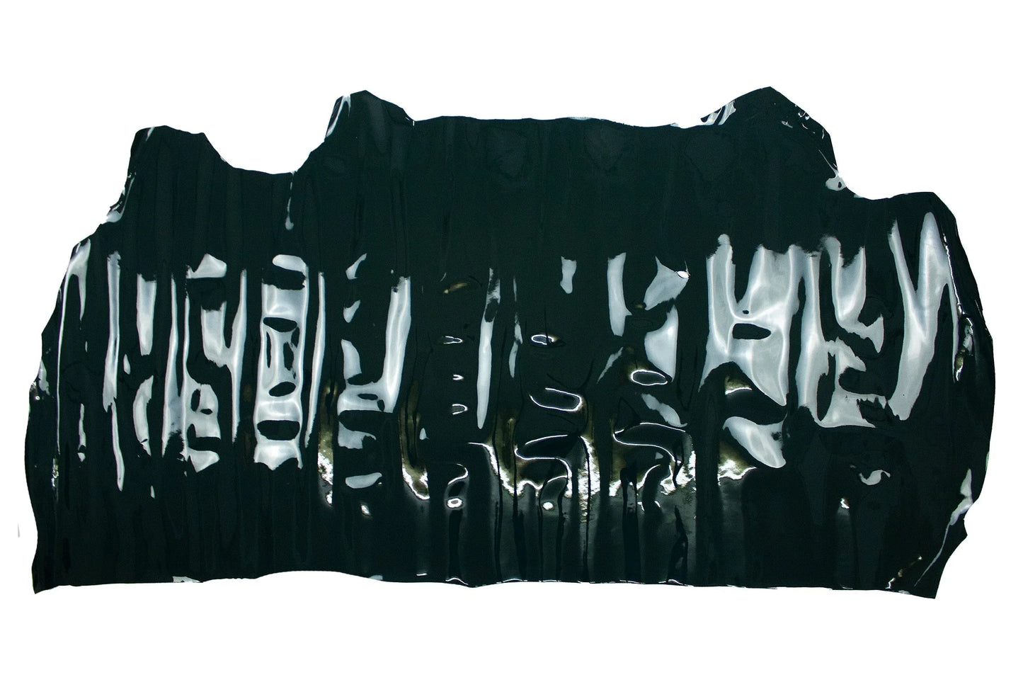 Piel de charol gris antracita - La Tendeta del Cuero