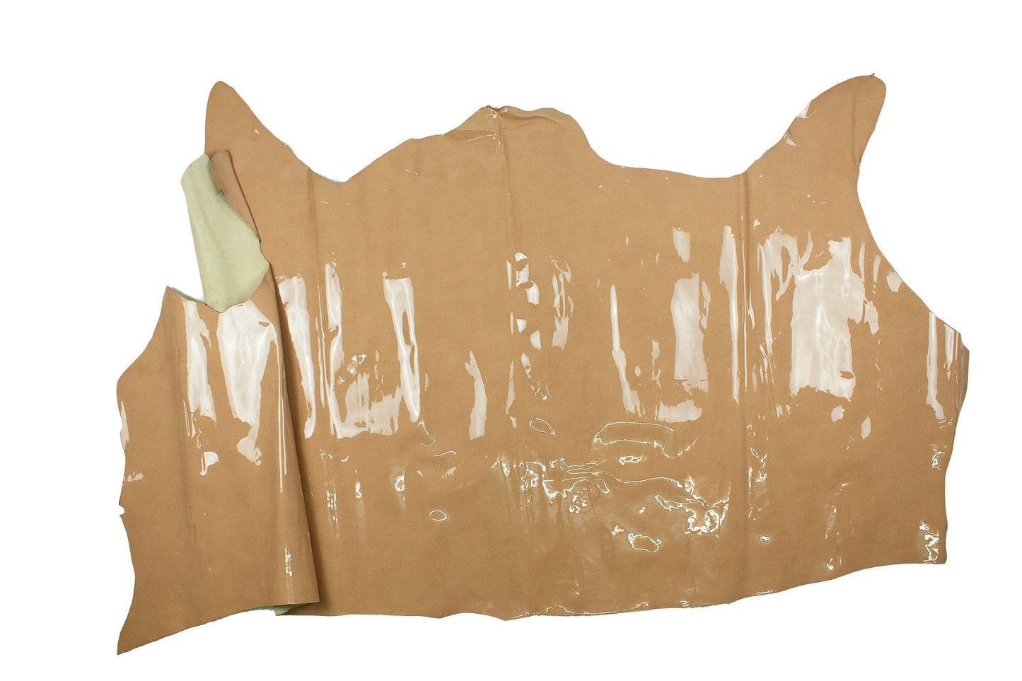 Piel de charol marron adobe - La Tendeta del Cuero