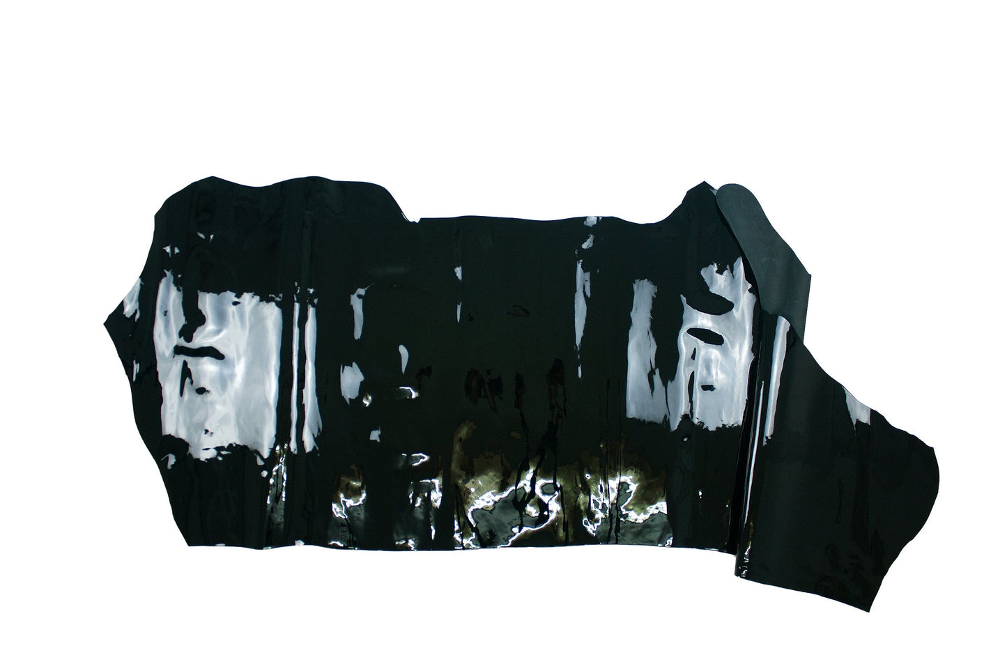 Piel de charol negro La Tendeta del Cuero