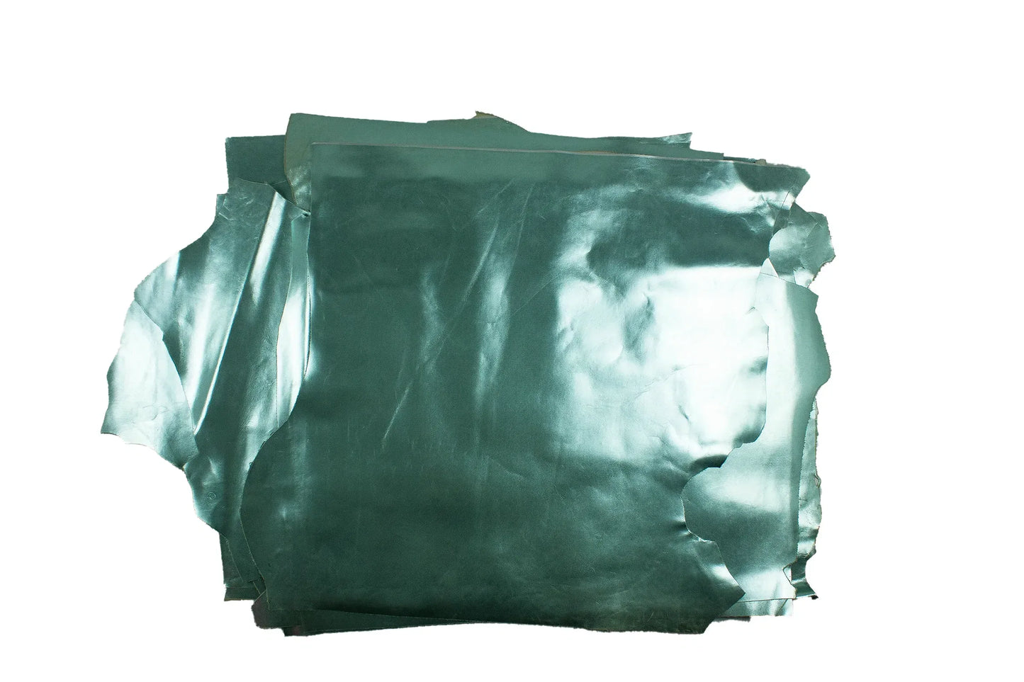 Piel de laminado verde agua marina - La Tendeta del Cuero