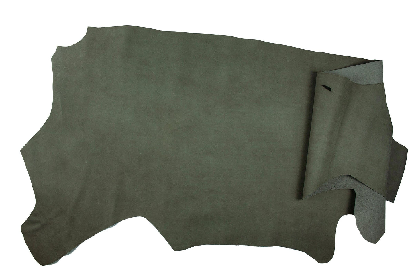 Piel de vacuno nobuck gris - La Tendeta del Cuero