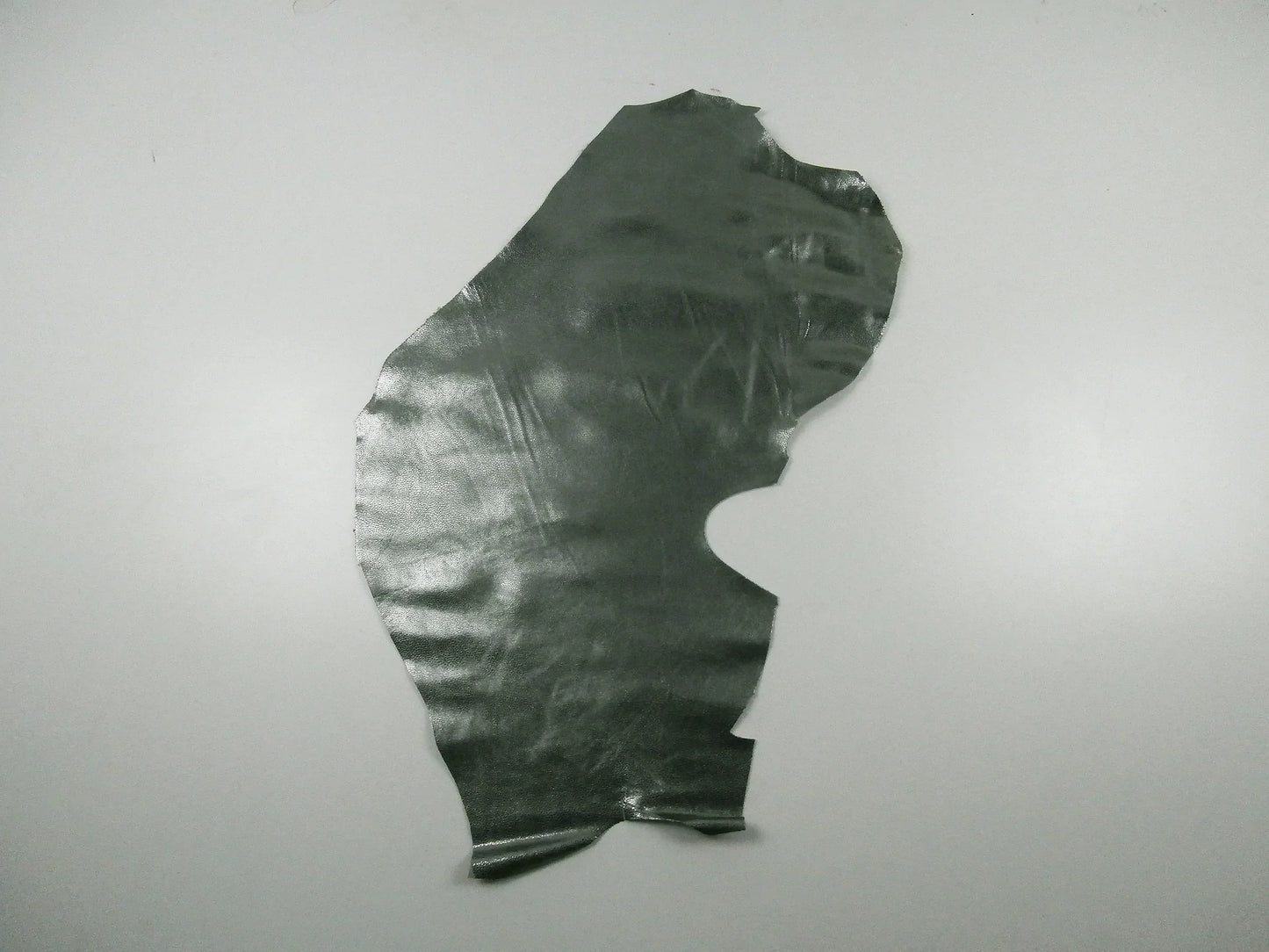 Trozo de piel fantasia plata vieja La Tendeta del Cuero