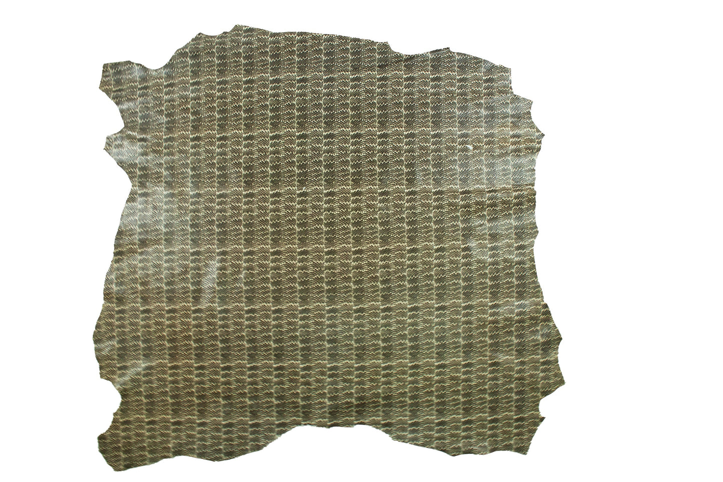 Trozo de piel fantasia serpiente tonos marrones La Tendeta del Cuero