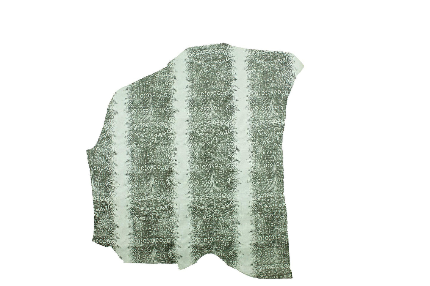 Trozo de piel grabado tejus gris - blanco - La Tendeta del Cuero