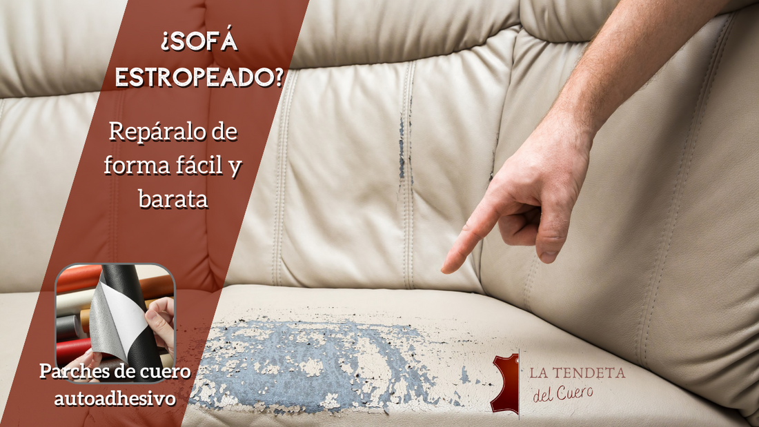 Como reparar tu sofa o sillon de piel de forma facil y barata