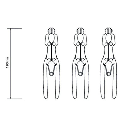 Tenaza pico de pato profesional - La Tendeta del Cuero