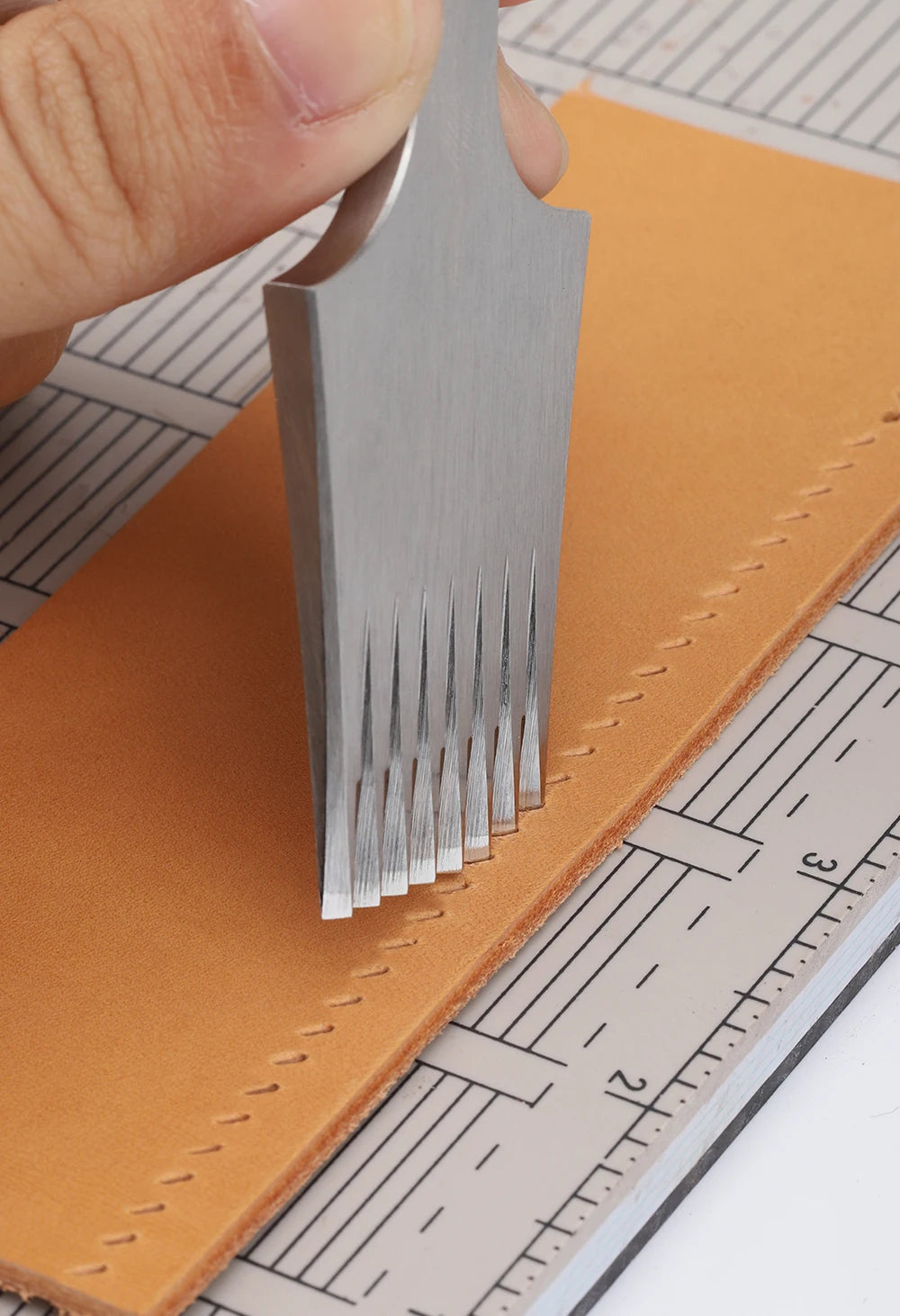 Tenedores tamaño pequeño para coser cuero estilo frances WUTA