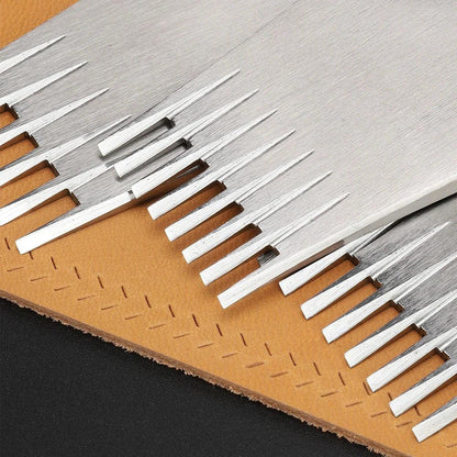 Small French-style WUTA pricking irons for leatherwork