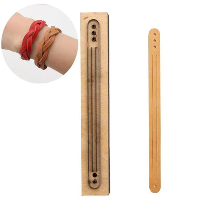 Troquel pulsera trenzada - La Tendeta del Cuero