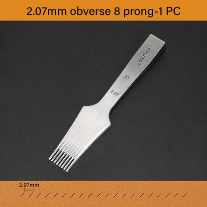 Small French-style WUTA pricking irons for leatherwork