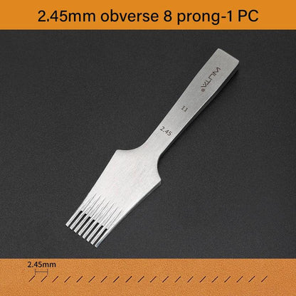 Small French-style WUTA pricking irons for leatherwork