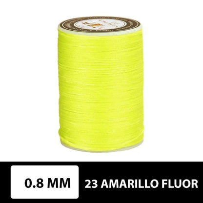 Hilo encerado plano 0.8 mm 90 metros - La Tendeta del Cuero