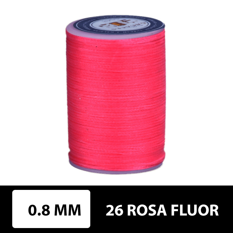 Hilo encerado plano 0.8 mm 90 metros