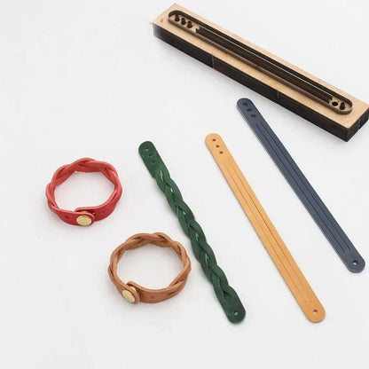 Troquel pulsera trenzada - La Tendeta del Cuero