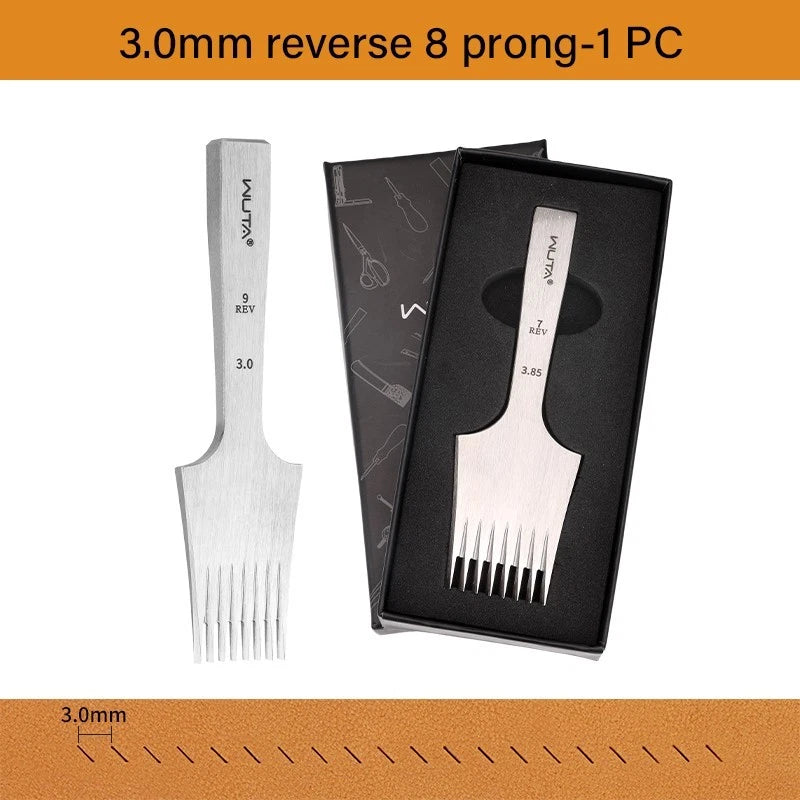 Tenedores para coser cuero estilo frances WUTA