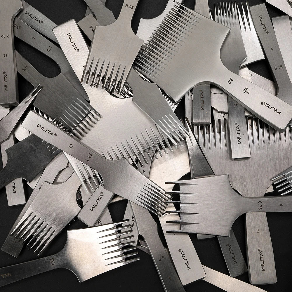 Tenedores tamaño grande para coser cuero estilo frances WUTA