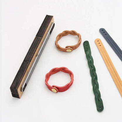 Troquel pulsera trenzada - La Tendeta del Cuero