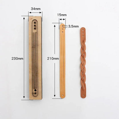 Troquel pulsera trenzada - La Tendeta del Cuero