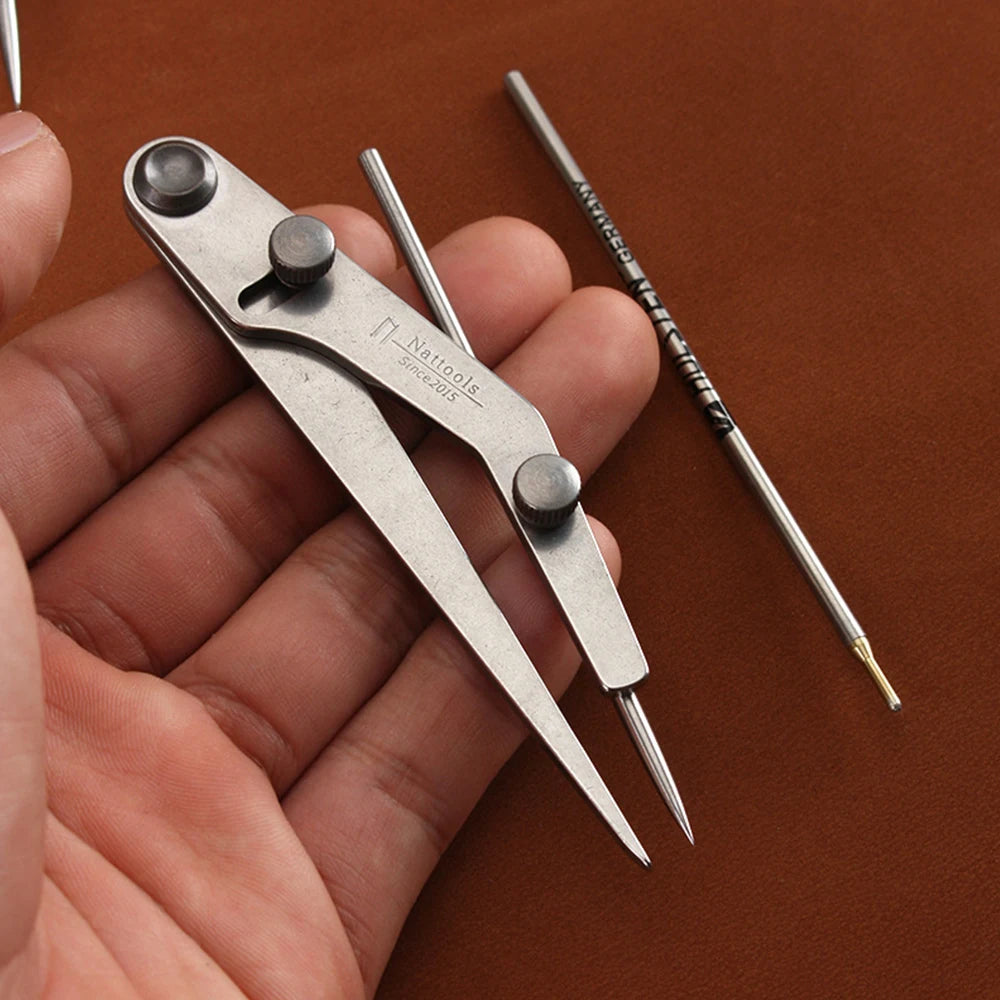 Marcador regulable para cuero