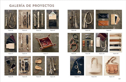 Manual Del Cuero: 20 proyectos artesanales paso a paso - La Tendeta del Cuero
