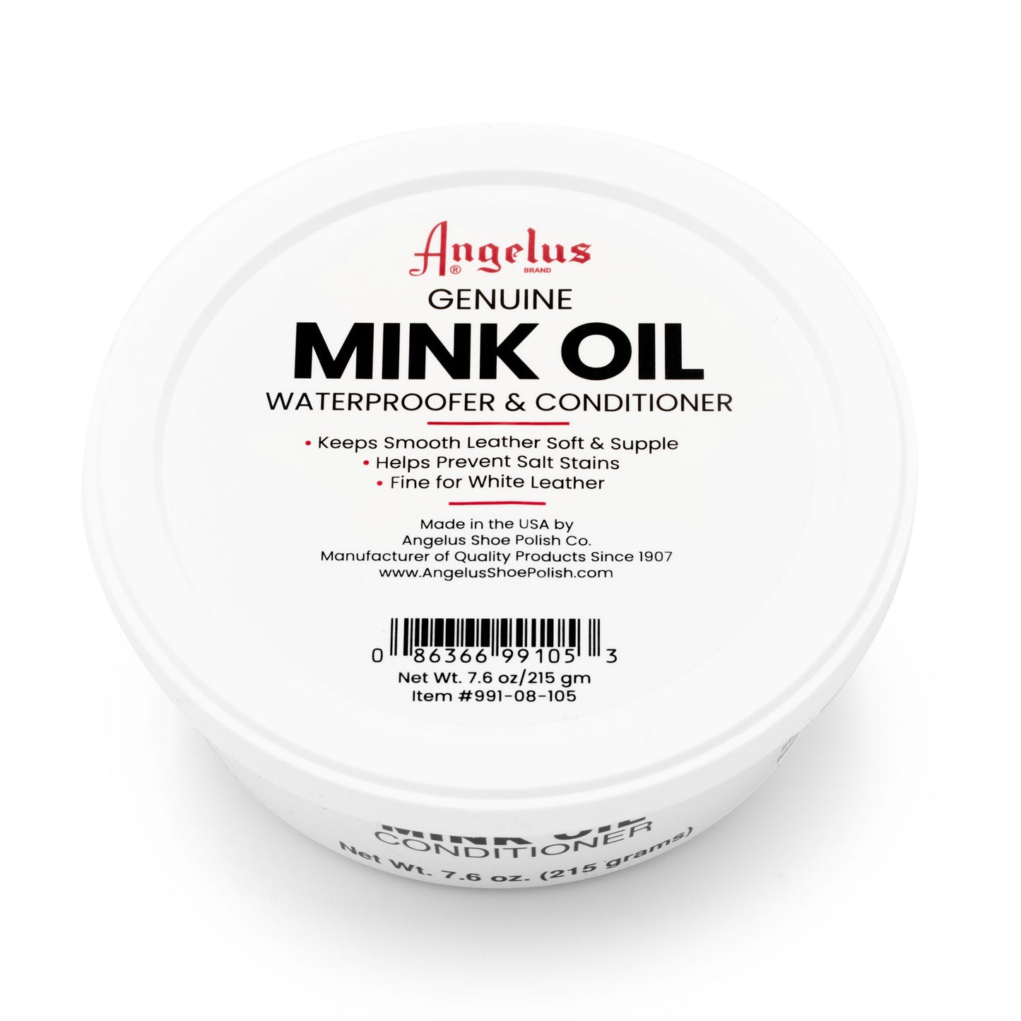 Pasta Protector Cuero Mink Oil 236 ml - Angelus