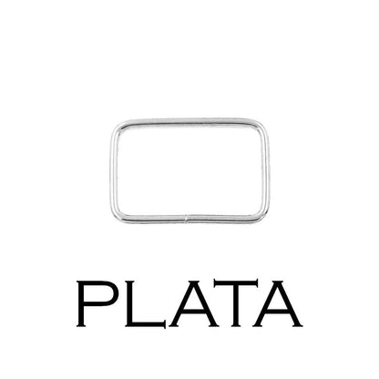 Anillas cuadradas / rectangulares pack 10 uds. - La Tendeta del Cuero