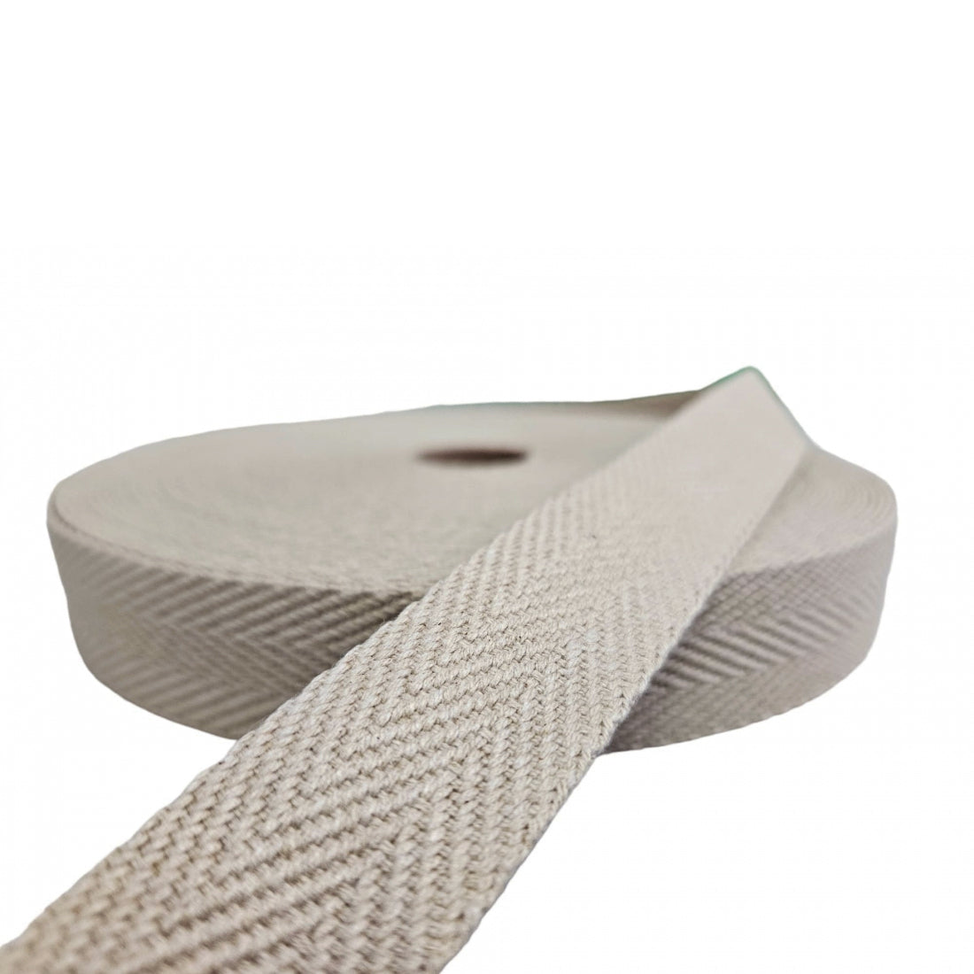 Cinta algodon espiga 30mm por metros