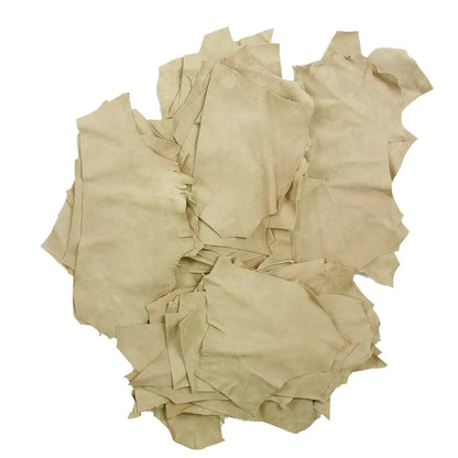 Bolsa de retal en ante arena 500 g. - La Tendeta del Cuero