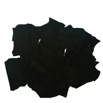 Bolsa de retal en ante negro 500 g. - La Tendeta del Cuero