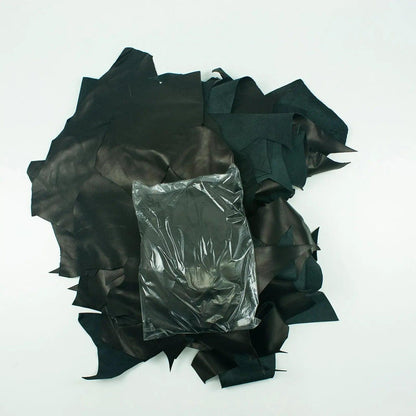 Bolsa de retal en cordero negro 500 g. - La Tendeta del Cuero