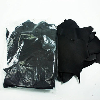 Bolsa de retal vacuno negro 500 g. - La Tendeta del Cuero