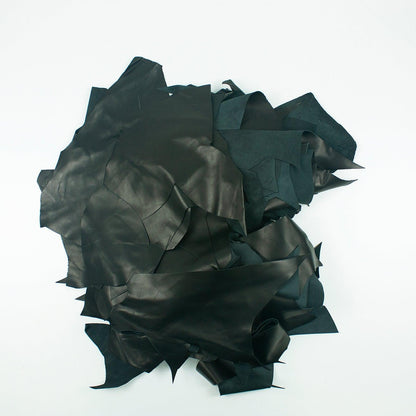 Bolsa de retal en cordero negro 500 g. - La Tendeta del Cuero