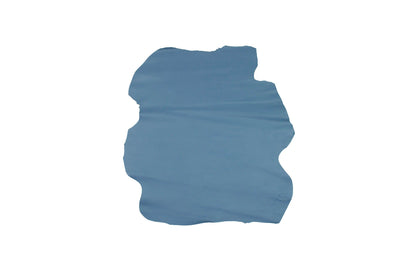 Piel de cabra azul petroleo
