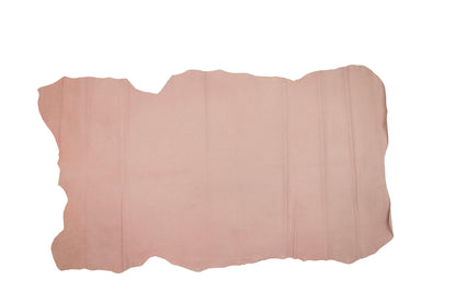 Piel de cerdo planchado rosa palo - La Tendeta del Cuero
